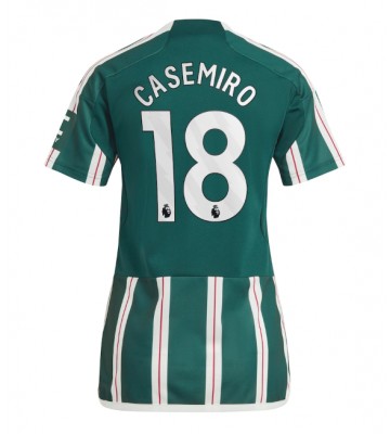 Manchester United Casemiro #18 Replica Away Stadium Shirt for Women 2023-24 Short Sleeve